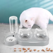 3 in 1 Bowls For Pet Cat Dog Puppy Feeder Food Water Automatic Drinking Bottle