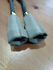 2 x Deutsch DTP Series 4 Way  Connector DTP04-4P assembled with short wire