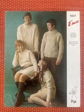 MENS WOMENS GIRLS BOYS ARAN