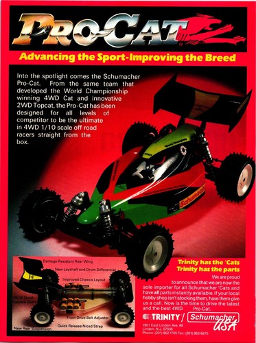 Schumacher pro cat car - pro-cat,