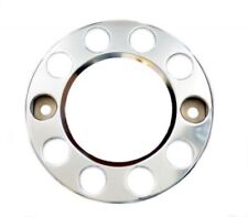 TRUCK WHEEL TRIMS DONUT STYLE STAINLESS STEEL 1PAIR 22.5" WHEEL 10 STUD