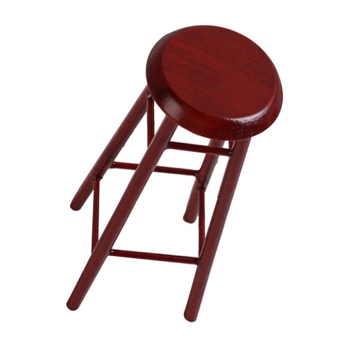 Fashionable brown stool wooden - stool,