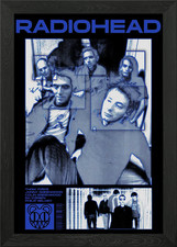 Radiohead Band Framed Wall Art Poster Canvas Print Picture