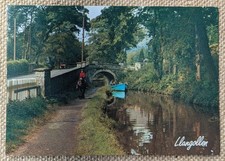 Llangollen The Welsh Canal, J. Salmon Continental Size Postcard