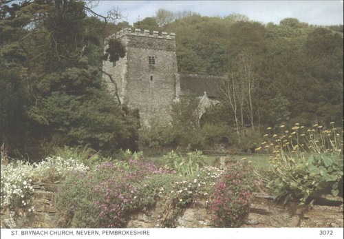 Vintage brynach church - vintage,