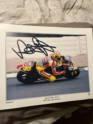 Signed valentino rossi - signed,