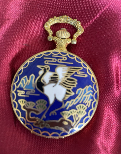 Quartz pocket watch - pocket, bird