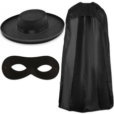 Mens Zorro Costume Domino Mask