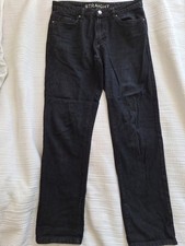 34R Peacocks Men's Jeans Black Straight [01]