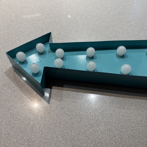 Blue led arrow fun - blue,