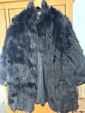 Vintage Black Real Fur Ladies