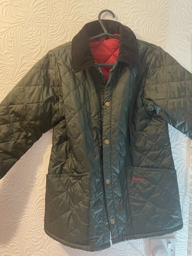 Barbour kids olive green - kids,