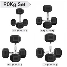 Hex Dumbbells Set 2.5kg-30kg