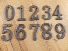 Metal House Numbers Street