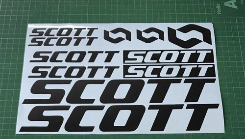 Scott cycling stickers decals - scott,