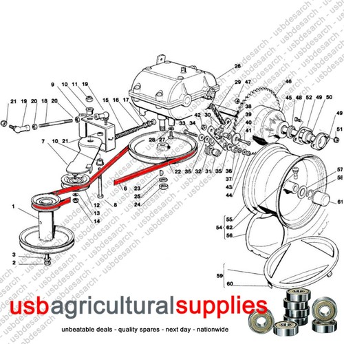 Honda transmission drive belt - honda,