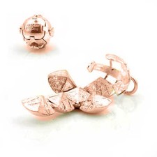 9ct rose gold - gold, handmade