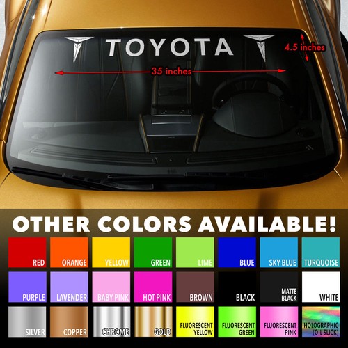 Windshield banner vinyl - vinyl, decal