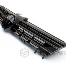 ALL GLOSS BLACK FRONT BUMPER