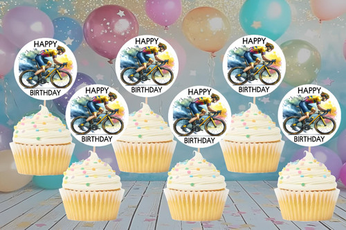 Cycling bike rider - x,
