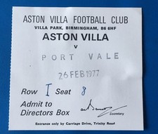Directors box ticket 1976 7 - box, ticket: