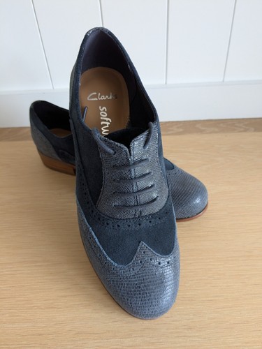 Clarks softwear leather brogue - clarks,