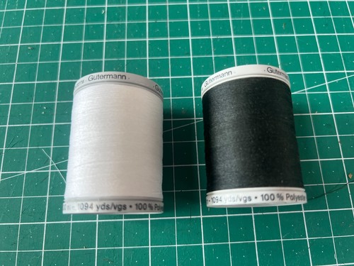 Two 1000m gutermann sulky - two,