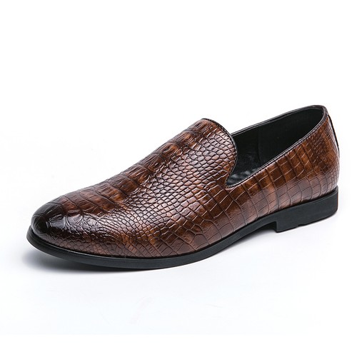 Men vintage crocodile print - men's,