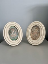 Vintage Style Oval Wooden
