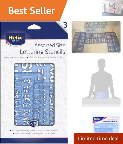Helix three piece stencil set - piece,