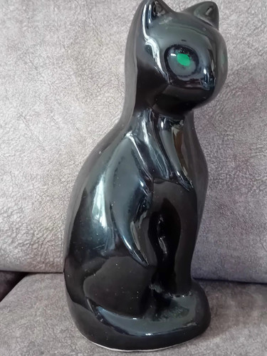 Vintage stylised black - , cat