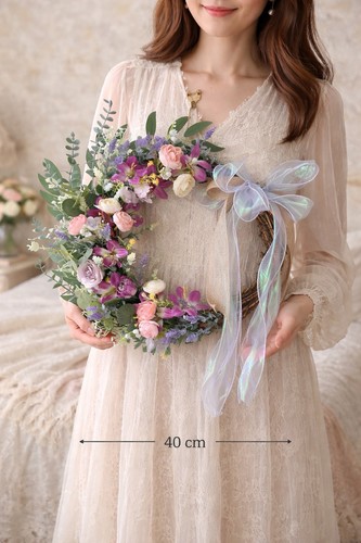 Handmade crescent flower - handmade,