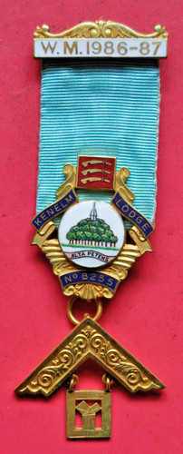Masonic past master jewel - past, master's