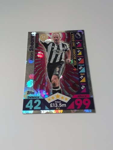 Alan shearer match - attax, extra