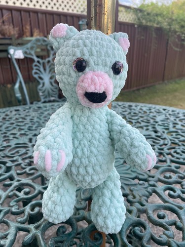 Cute crocheted teddy bear