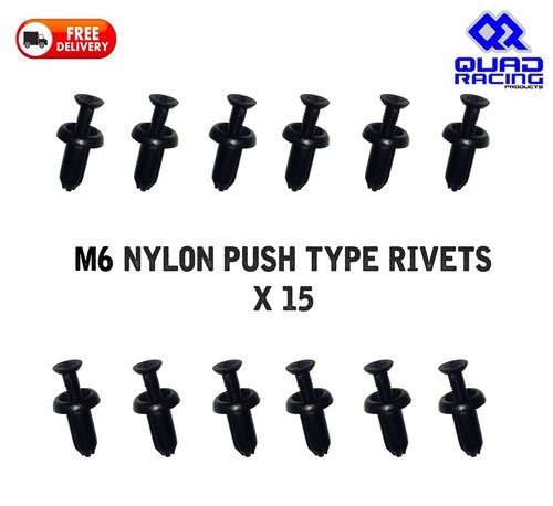 New nylon push - rivets, m6
