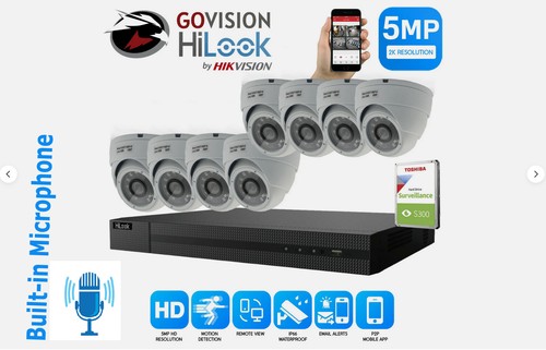 Hikvision 5mp audio - mic, cctv