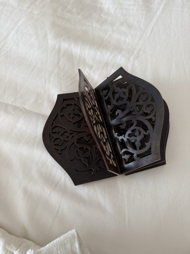 Georgian treen letter holder - georgian,