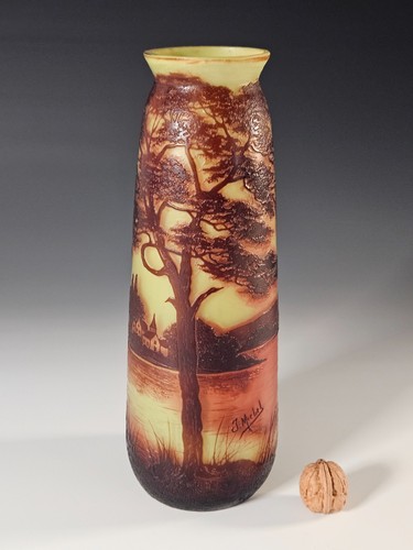Art nouveau vase acid - art,