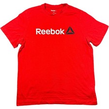 Reebok T Shirt Red Large