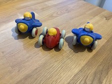 Tolo Blue Aeroplanes And Red Car Toys X3
