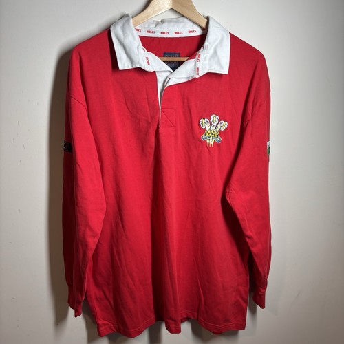 Vintage wales rugby shirt - wales, chak