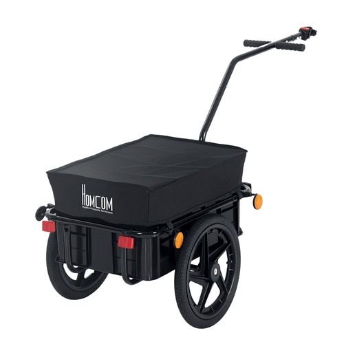 Homcom cargo trailer bike - cargo,