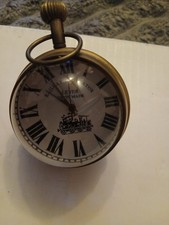 Lever Swiss Made Table Clock Railway Regulator Swiss Made Vintage Not Working.