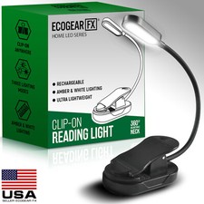 LED Reading Book Light w/Clip