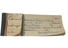 Vintage Garage Receipt Book