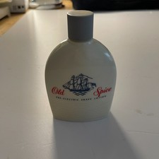 Vintage old spice empty shave lotion bottle