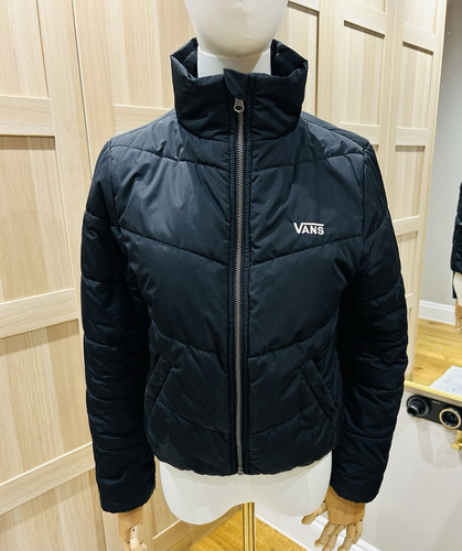 Vans unisex black puffer - vans,