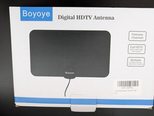 Boyoye Digital HDTV Antenna - Indoor TV Aerial for Freeview Channels - Full HD T