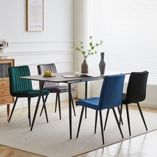 4pcs Dining Chairs Velvet